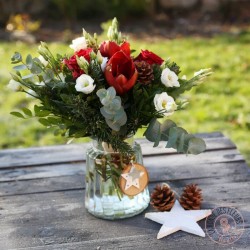 Bouquet Joyeux Noël par La Ronde des Fleurs