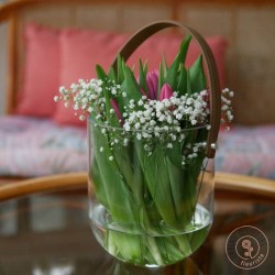 vase de tulipes