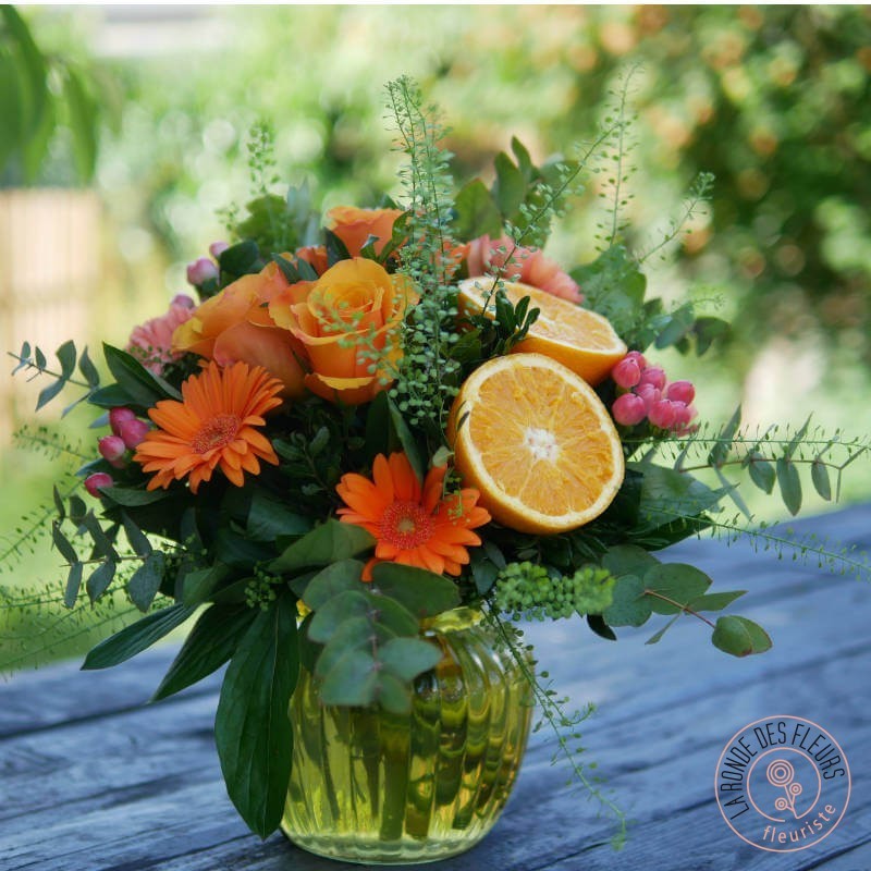 Bouquet Spritz – Livraison fleurs à Rennes | La Ronde Des Fleurs