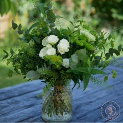 bouquet fleurs citron vert