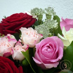 bouquet de roses romance Ronde des fleurs