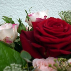 bouquet de roses romance Ronde des fleurs