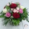 bouquet de roses romance Ronde des fleurs