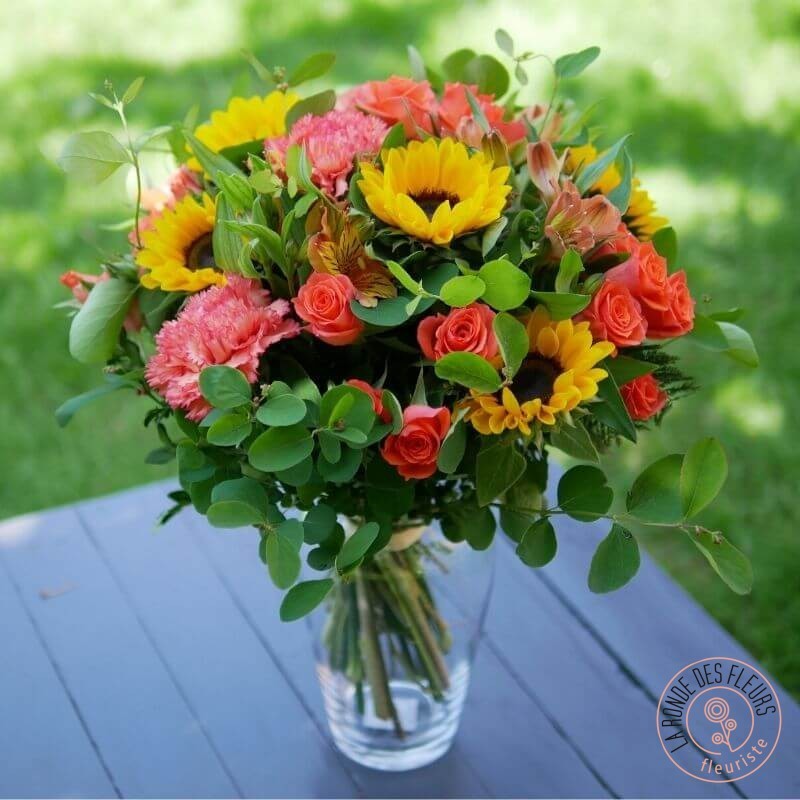 Bouquet Van Gogh – Couleurs de Provence | Fleuriste Rennes
