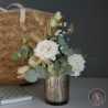 timbale garnie de fleurs blanches la ronde des fleurs