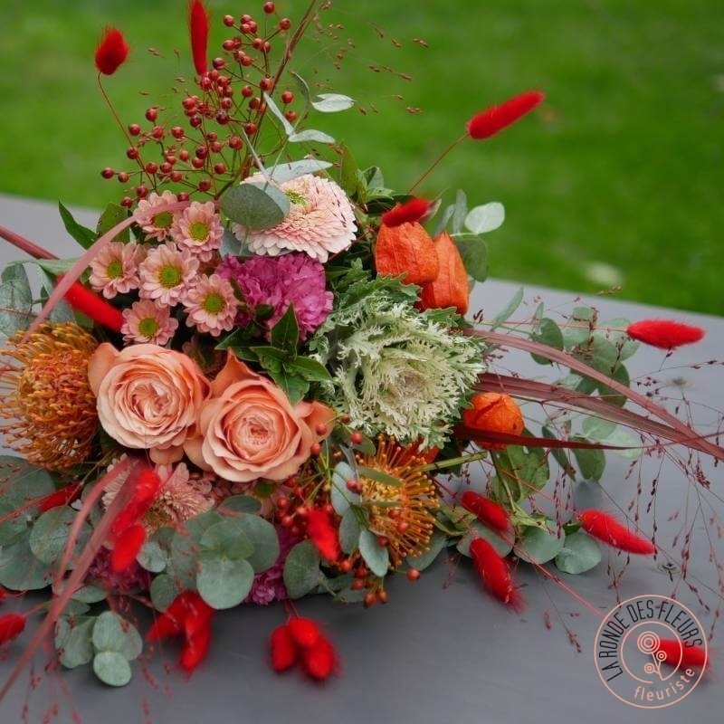 un joli bouquet coloré et festif la ronde des fleurs