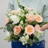 bouquet de fleurs peach livraison rapide rennes