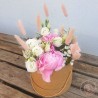 boite  fleurs roses cadeau anniversaire livraison rennes interflora