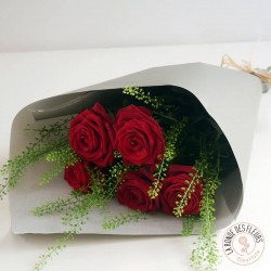 Bouquet de roses rouges - Ronde des fleurs