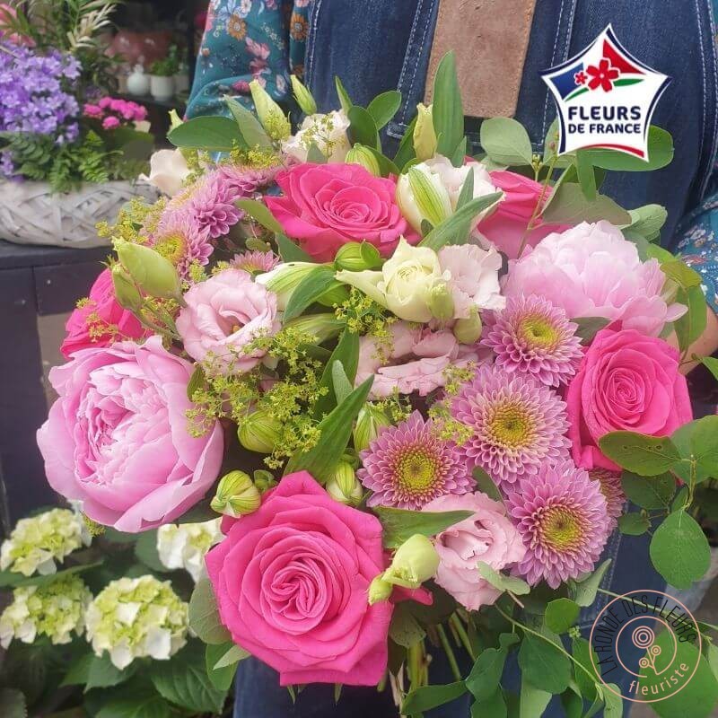 Romantic, fleurs francaises