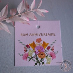 carte bon anniversaire La Ronde des fleurs