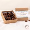 Trio d'amandes au chocolat : noir, blond,caramel  gourmandise rennes